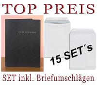 30 Carpeta de Solicitud Trabajo PAGNA Tipo Select / 3-teilig Con Carril en Negro