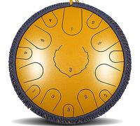 15 Notas 14 Pulgadas De Acero Lengua De Tambor, Mano Pan De Tambor Con El Tambor De Mazos Bolsa De Transporte, Instrumentos De Percusión For La Educación Musical, Mente Sanación Y Meditación