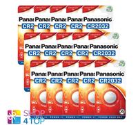 15 PANASONIC CR2032 Batería de Litio 3V Célula Moneda Botón 1BL blister Exp 2034