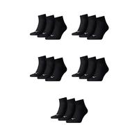 15 Par Puma Unisex Calcetines de Cuarto Zapatillas Talla 35-49 Mujer Hombre