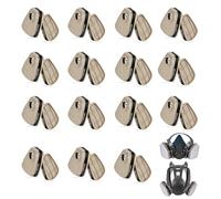 15 pares de cartuchos de filtro 6001 para respirador, cartuchos de repuesto de partículas para filtrar gases, vapor orgánico, polvo, pintura y productos químicos, utilizados para máscara respiradora