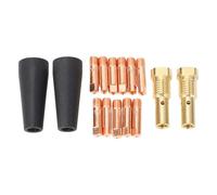 15 PC Set Flux Flux sin boquilla de boquilla Kit de soldadura de soldadura de gasolina de gasolina de gases de gas 0.031 pulgadas para el siglo FC90 80GL