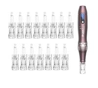 15 Pcs de Agujas Dr. Pen de 12 Pins para Microneedling, Compatibles con el Lápiz de Microagujas Dr. Pen Modelo A10, Cartuchos Desechables Auténticos para Terapia de Micropunción (12 Pin, 15 Pcs)