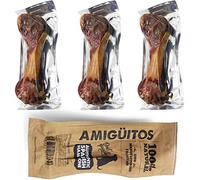 15 Pcs Hueso Jamon para Perros Natural al Vacio Grande Fortalecedor de Dientes Stick Dental Dog Snack 20 cm (Cada Unidad 340-350g) BPS-7613 * 15