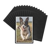 15 Pcs Marcos de Fotos Imanes Personalizados Nevera, 9,5 x 6,5 cm Foto Iman Nevera para Polaroid Instax Mini Papel Fotografico, Marcos de Fotos Magnéticos para Instax Mini Foto Postal, Negro