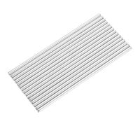 15 Pcs Varillas Redondas Sólidas de Acero Inoxidable, 3 mm x 100 mm Sólido Eje Varillas de Acero Inox, Métrico Varillas Redondo Barra de Acero Inoxidable para Bricolaje Artesanía Modelo (100 mm)