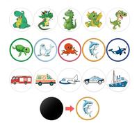 15 pegatinas de papel de entrenamiento para niños, tabla de recompensas para entrenamiento de inodoro, tabla de recompensas para el asiento del inodoro