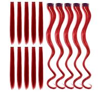 15 Pelucas De Extensión De Cabello, Extensiones De Cabello Con Clip, Decoraciones Para El Cabello De Fiesta, Accesorios Para El Cabello De Pelucas Para Mujeres, Pelucas Para Niñas