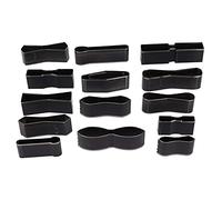15 pieces Hollow Punch Cutter Tool, Leather Hole Punch Tool Mold Punching Die Set Multiple Shape with Box for Handmade DIY Craft