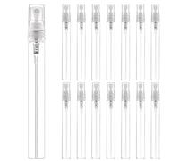 15 Piezas 10ml Botella Spray, Botella de Spray rellenable Vacío Pequeña, Botella de Pulverizadora Transparente Portátil Viaje Botellas de Spray Atomizador para Perfume