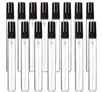 15 Piezas 10ml Botella Spray,Botellas Aerosol Vacío Plástico, Botella de Spray rellenable Vacío Pequeña, Botella de Pulverizadora Transparente Portátil,para Aceites Esenciales, Limpieza, Perfume