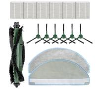 (15 Piezas) Accesorios Compatibles Con iRobot Roomba 104, Roomba 105 Combo, Y0140, Q0120, Y0110, Q011, Q0520, 1 Cepillo Giratorio, 2 Almohadillas De Fregado, 6 Filtros Hepa, 6 Cepillos Laterales