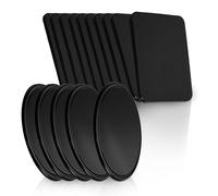 15 Piezas Almohadillas Adhesivas de Gel, Nano Silicona Antideslizantes, Lavables y Reutilizables, Adhesivos de Doble Cara, Ideal para Coche 80 mm, 6.5x7.5 cm