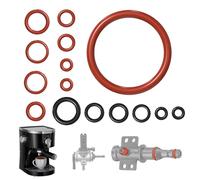 15 Piezas Anillo o de Silicona para Philips Saeco, O-Rings de Silicona para Válvula de Soporte, Grupo de Infusión, Válvula de Vapor, Válvula de Salida, Anillos de Sellado Cafeteras para Spidem