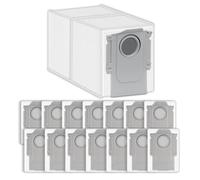 (15 Piezas) Bolsas Compatibles con Roborock S8 MaxV Ultra/ S8 Max Ultra/Qrevo Curv/Qrevo S/Qrevo Master/Q Revo/Q Revo Pro/Saros 10R/ Saros 10/ Qrevo Accesorios Desechables Para Bolsas de Polvo