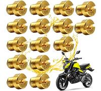 15 Piezas Boquilla Principal de Carburador, Chicles Carburador Dellorto m6, Kit Carburador Dellorto, Para Carburador Dellorto, Motocicleta (60, 65, 70, 75, 80, 85, 90, 95, 100,105,110,115,120,125,130)