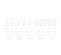 15 Piezas Cubiertas de Infusión para Botellas, Red Colgante de Pp | Capacidades 100ml, 250ml y 500ml, Uso en Hogares y Residencias, Formato Reutilizable Color Aleatorio