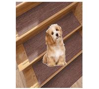 15 Piezas de alfombras for escaleras, alfombras for escaleras, alfombras for escaleras, alfombras for escaleras, Protectores de alfombras for escaleras con Borde de Seguridad, peldaños con Agarre for