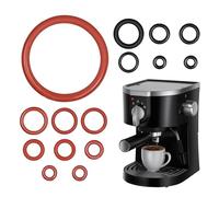 15 piezas de junta tórica para cafetera automática Philips Juego de juntas tóricas, kit de mantenimiento, anillo de silicona, grupo de preparación de válvula de salida, compatible con cafetera Saeco