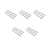 15 piezas de la barra de la limpieza de la flauta de plástico de la barra de la limpieza de la flauta Clarinete de la limpieza de la