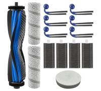 15 piezas de repuesto para aspiradora robot Ecovacs Deebot X11 OmniCyclone, 1 cepillo de rodillo, 2 toallitas deslizantes, 4 filtros HEPA, 1 filtro gris + 1 filtro de espuma blanco para la estación