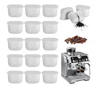 15 Piezas Filtros Café y Agua, Compatible con Ninja Luxe Café ES601EU | Accesorios Cafetera Ninja, con Carbón Activado de Coco, Elimina Cloro y Olores, Compatible con ES701EU y Otros Modelos