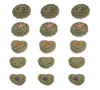 15 Piezas Galleta Masticable para Conejo y Chinchilla, Forma | Biscuit, Ayuda Digestión Peristaltismo, Fácil de Guardar, para Dentición Estilo Aleatorio