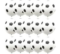 15 Piezas Globos Fútbol, 30,5 cm Globos Látex Impresos, Decoraciones para Fiesta de Futbol,para fiestas de temática deportiva, decoración de fiesta con temática de fútbol