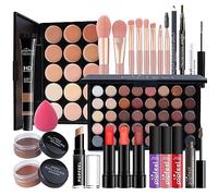 15 Piezas Juego de Maquillaje profesional, Paquete De Cosmético Todo En Uno con Sombras De Ojos Corrector lápiz Labial Etc, Kit De Regalo De Maquillaje - Adecuado para Mujeres y Niñas#1