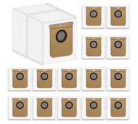 (15 Piezas) L60/ L50 Bolsas De Polvo De Repuesto L60 SES Compatibles Con Estación Autovaciable Eufy L60 SES, L50 SES, L60, L50, Bolsas De Polvo Desechables Para Bolsas De Filtro De Aspiradora