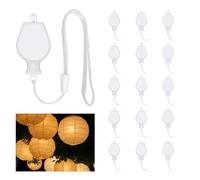 15 Piezas Luces para LED, Blanco Cálido, Las Baterías son Reemplazables, Mini LED Luces para Farolillos de Papel, Decoración para Cumpleaños, Boda, Navidad, Halloween, Fiesta