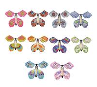 15 Piezas Mariposa Voladora Mágicas, mariposas voladoras,Mariposa Juguete de Mariposa Voladora Sorpresa Regalo de Cumpleaños Espectáculo de Magia