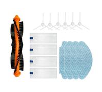 15 piezas para Tefal Rowenta Explorer 20 40 45 50, Isweep X3 Aspiradora Cepillo Lateral Principal Filtro de Mopa