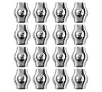 15 Piezas Pinzas M3 Cable Alambre Simplex en Acero inoxidable,Cables y Cuerdas Sujetadores Duraderos y Resistentes Corrosión,Clip Cable Acero,Abrazadera Cable Cuerda Alambre