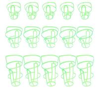 15 Piezas Red para Botellas de Infusión, Pp, Blanco | Capacidades 100ml, 250ml y 500ml, Uso en Hogares y Residencias, Reutilizable y Color Aleatorio