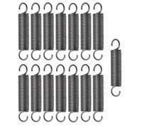 15 Piezas Resortes De Extensión Con Gancho Muelle 40mm, Diámetro Del Cable 1,0mm, 6mm Diámetro Exterior