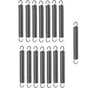 15 Piezas Resortes De Extensión Con Gancho Muelle 65mm, Diámetro Del Cable 1,0mm, 7mm Diámetro Exterior