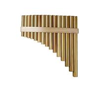15 Pipas Flauta De Pan G Instrumentos Musicales Con Llave Color Original Instrumento De Viento De Madera Pipas De Pan Hechas A Mano (Color : Right)