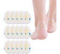 15 protectores de gel para ampollas, almohadilla invisible para ampollas, cojín de yeso, ampolla impermeable para dedos de los pies y dedos, protector de talón y antepié y protege la piel para talón