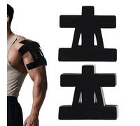 15 Pzs Cinta de Kinesiología para Hombro, Adhesivo Atlético Elástico Transpirable Tiras Precortadas de Cinta Muscular Parche Funcional para Hombro Soporte Deportivo y Relajación Física