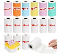 15 rollos de papel adhesivo térmico para mini impresora Phomemo M02/T02