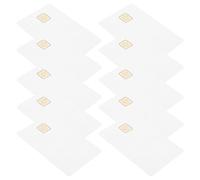 15 Tarjetas Blancas Con Chip Tarjetas De Crédito En Pequeñas Tarjetas Inteligentes En Imprimibles De Plástico Para Tarjetas De Visita De Hotel Diy