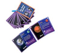 15 tarjetas de aprendizaje espacial de doble cara, planeta educativo y tarjetas de vocabulario para preescolar, aula, educación, planeta, aprendizaje para niños