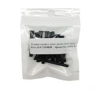 15 tubos protectores de cuerda de tenis de nailon para compatibilidad con sistemas de ojales de raqueta que requieren soporte de agujero único y doble (3.6 x 35)