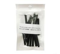 15 tubos protectores de cuerda de tenis de nailon para compatibilidad con sistemas de ojales de raqueta que requieren soporte de agujero único y doble (4.0 x 35)