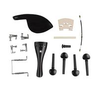 15 Uds. De Accesorios para Violín, Kit De Mantenimiento y Reparación De Violín, Pieza Trasera, Reposapiés, Clavija De Afinación, Afinador Fino, Cuerda Trasera