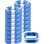 15 unidades de cartuchos de recambio para cubos de pañales, 4,5 m, compatible con AngelCare, Tommee Tippee, Litter Locker, Litty Cat, Spross, con cartucho de recarga cuadrado