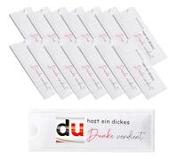 15 unidades de fieltro de cobertura barra de chocolate, regalo de agradecimiento para colegas, fieltro paquetes "Du hast ein dickes Danke Verdient" no incluido para chocolate, colegas, amigos, bodas