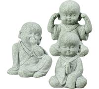 15 Unidades Estatua De Estilo Zen De Piedra