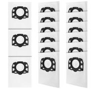 15 unidades KFI 487 bolsas para aspiradora Kärcher WD4, WD5, WD6 | Bolsa para aspiradora Kärcher WD5 P, WD6 P/P S, MV4/5/6, 2.863-006.0, 4 capas de tela no tejida